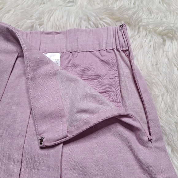 NEW Banana Republic Linen-Blend Pleated Skort - Picture 4 of 9